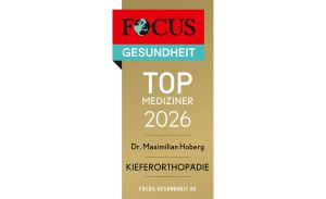 Dr. Maximilian Hoberg ist Focus Top-Mediziner Kieferorthopädie 2026